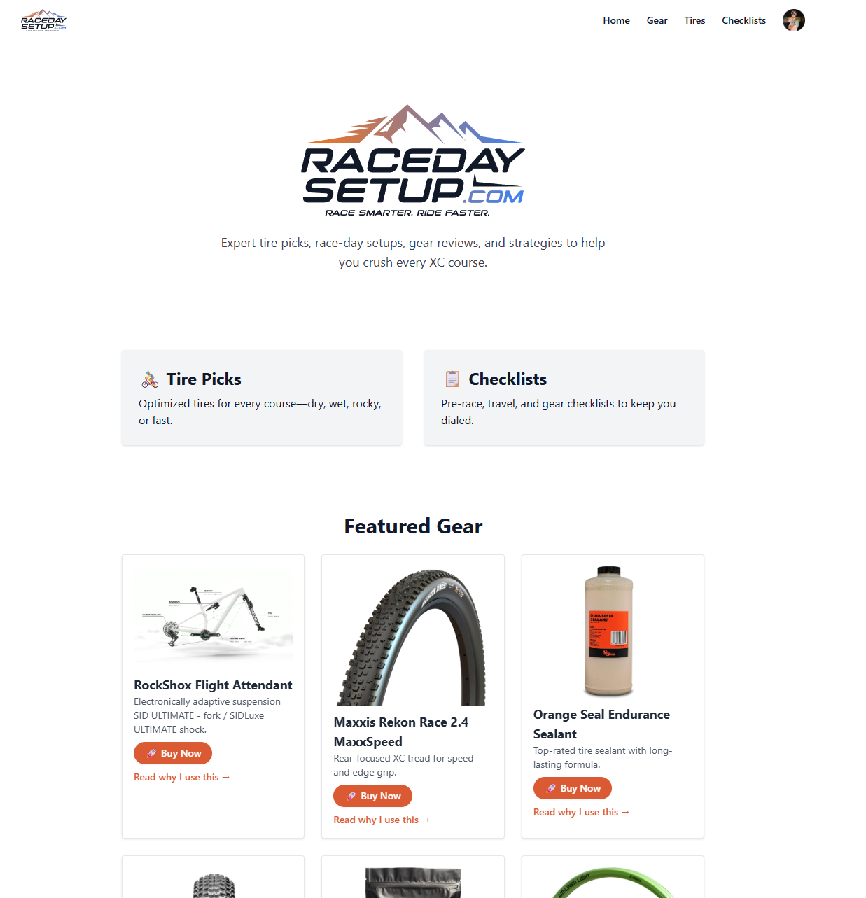 🚀 RaceDaySetup.com is Live!